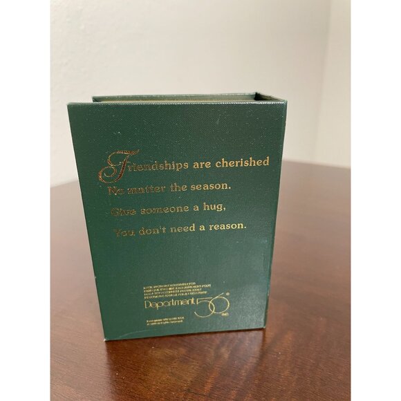 1984 Snowbabies Ornament By Department 56 Baby Hugging Polar Bear Porcelain Coll - Picture 7 of 8